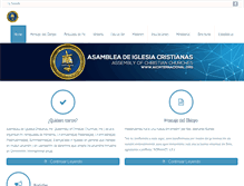 Tablet Screenshot of aicinternacional.org